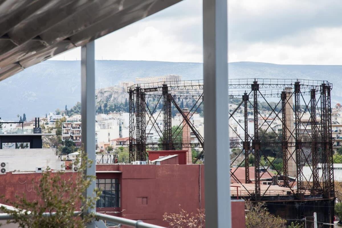 Penthouse With 360 View Of Athens And Private Gym Apartment Exterior photo